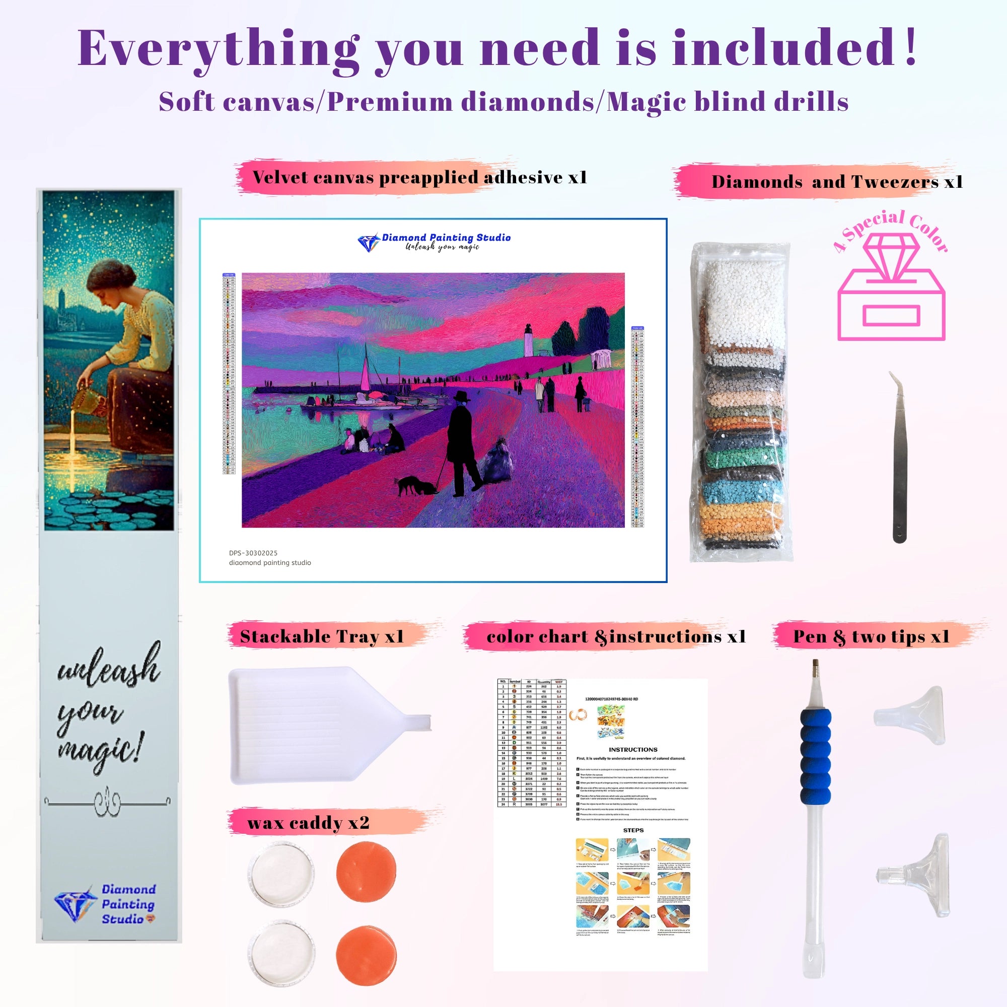 Fuchsia Coastal Promenade Sunset