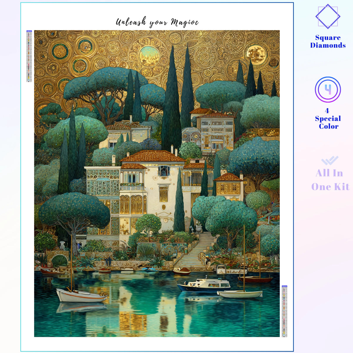 Golden Mediterranean Villa Harbor