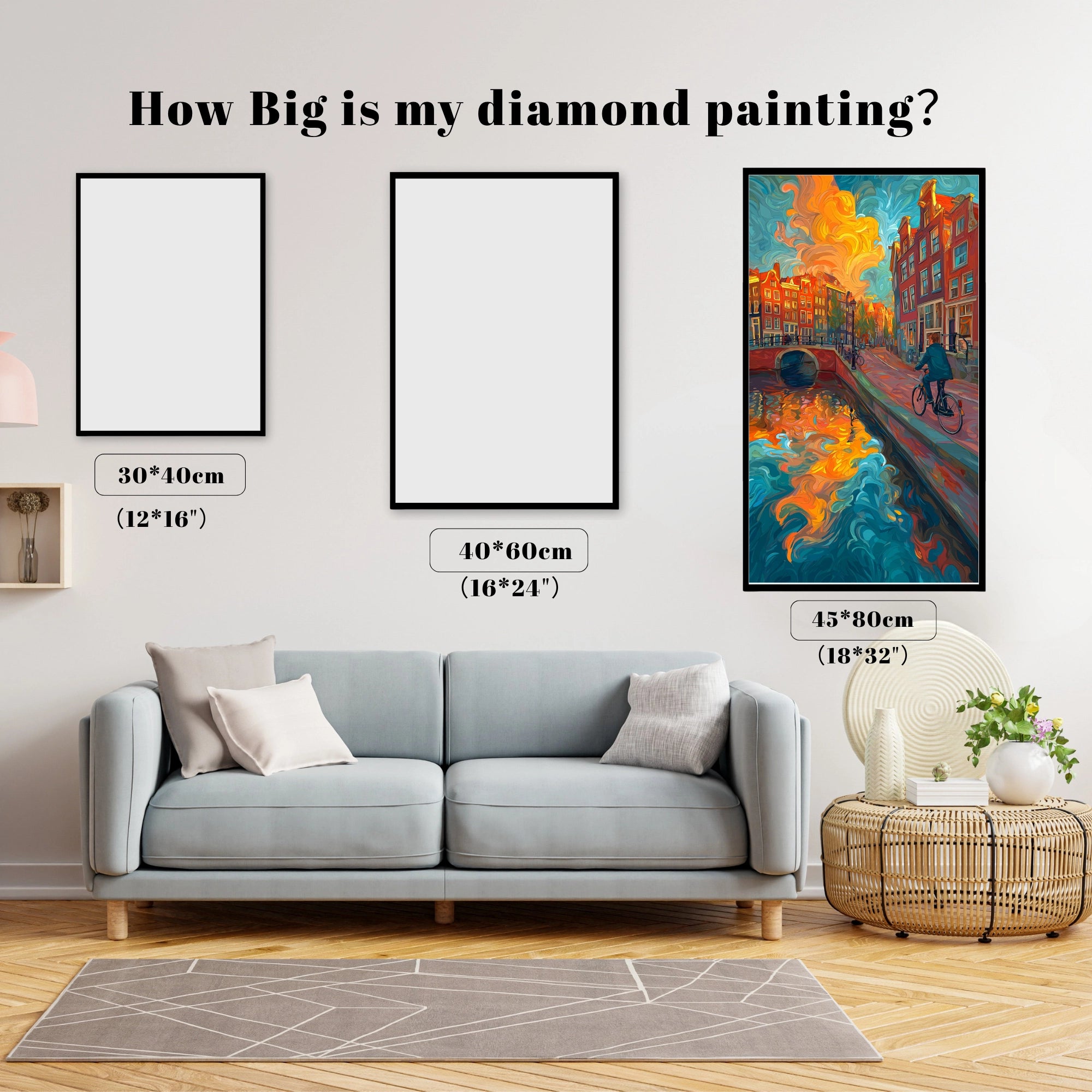 Impasto Canal Sunset Cyclist