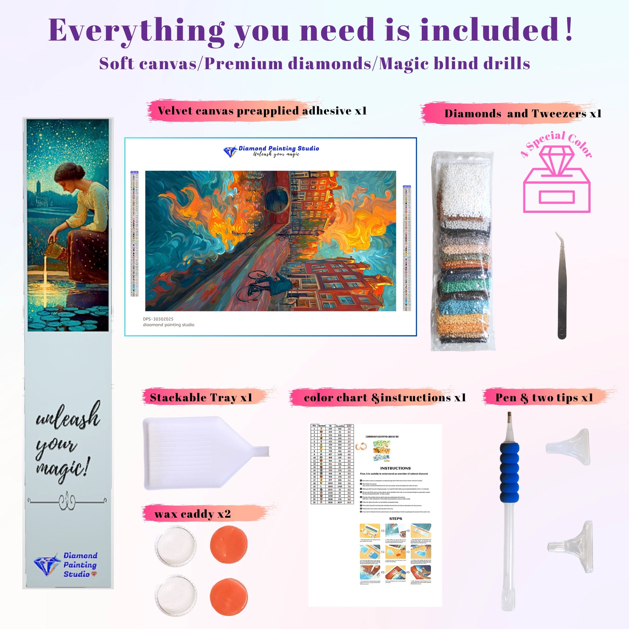 Impasto Canal Sunset Cyclist