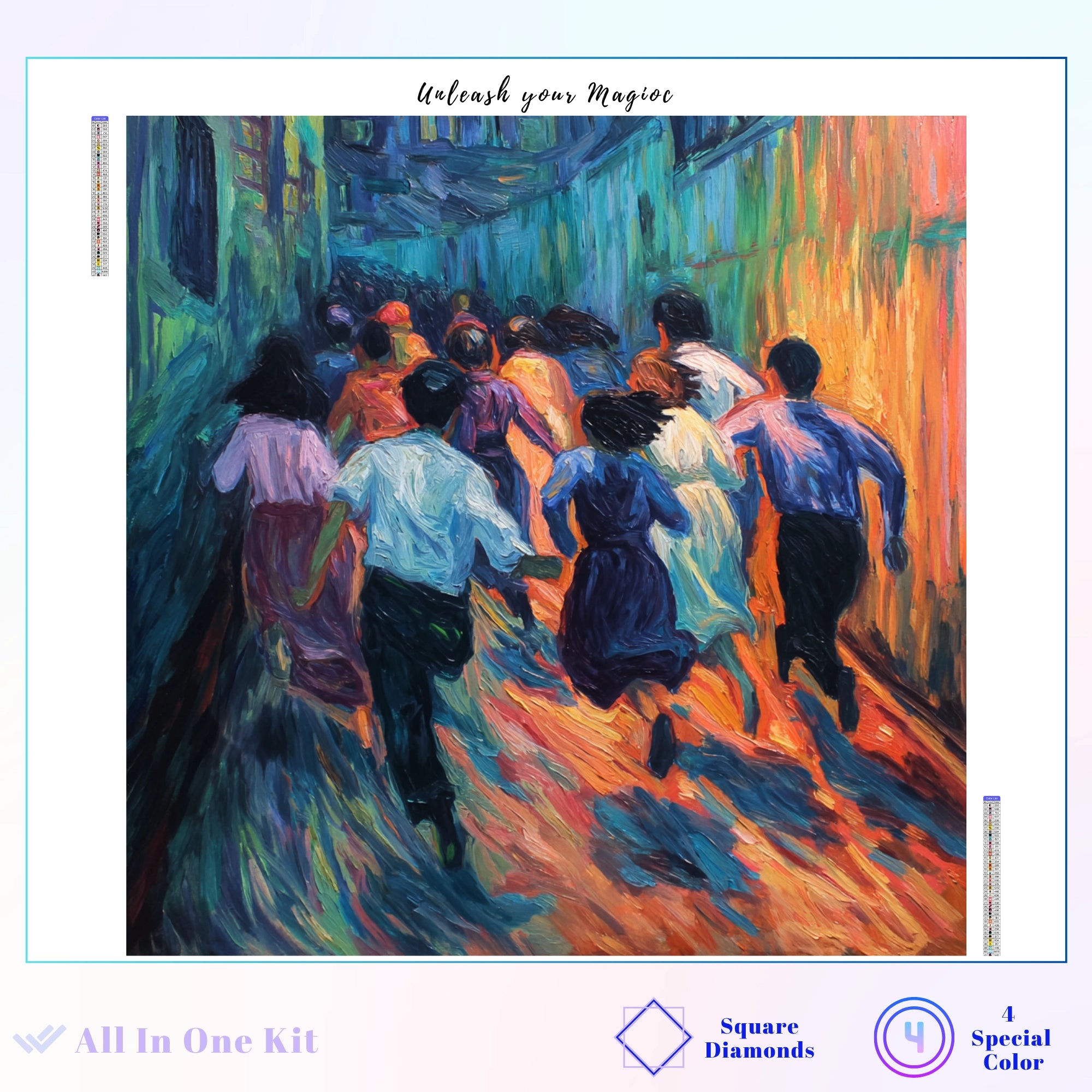 Impasto Crowd Motion Escape