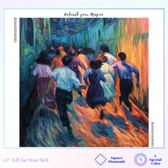 Impasto Crowd Motion Escape