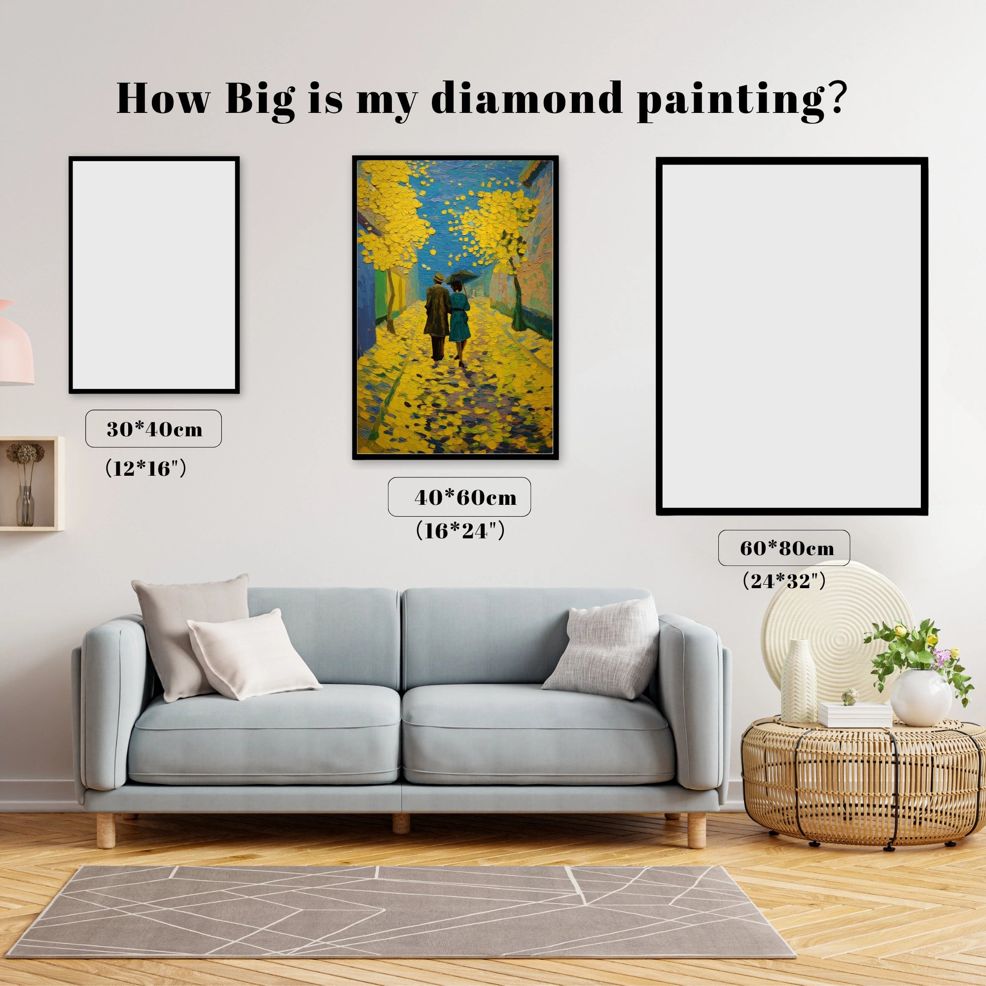 Impasto Golden Path Couple