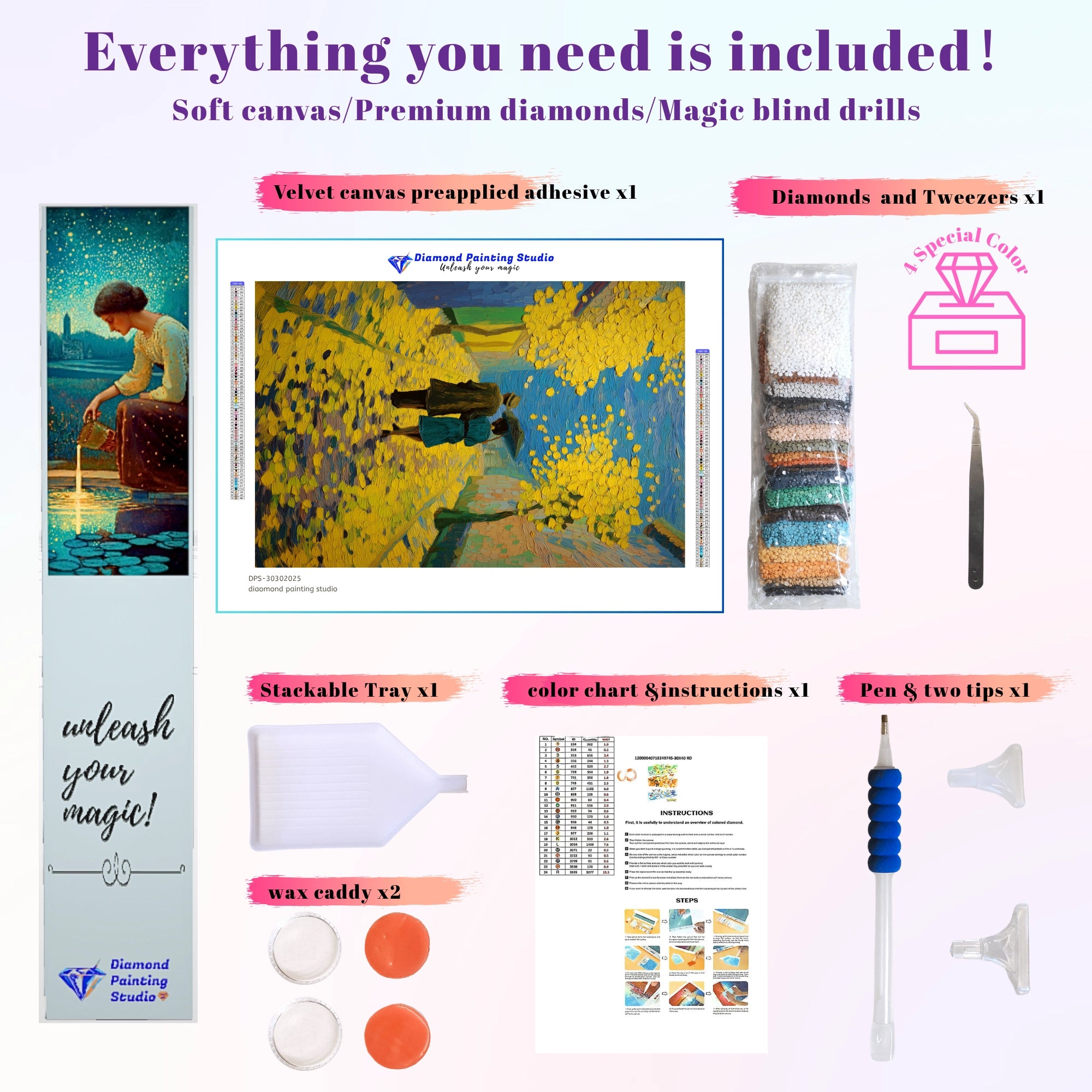 Impasto Golden Path Couple