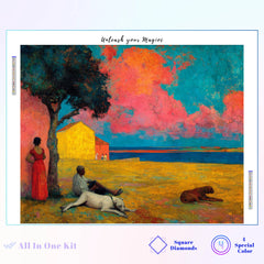 Impressionist Sunset Coast Rest