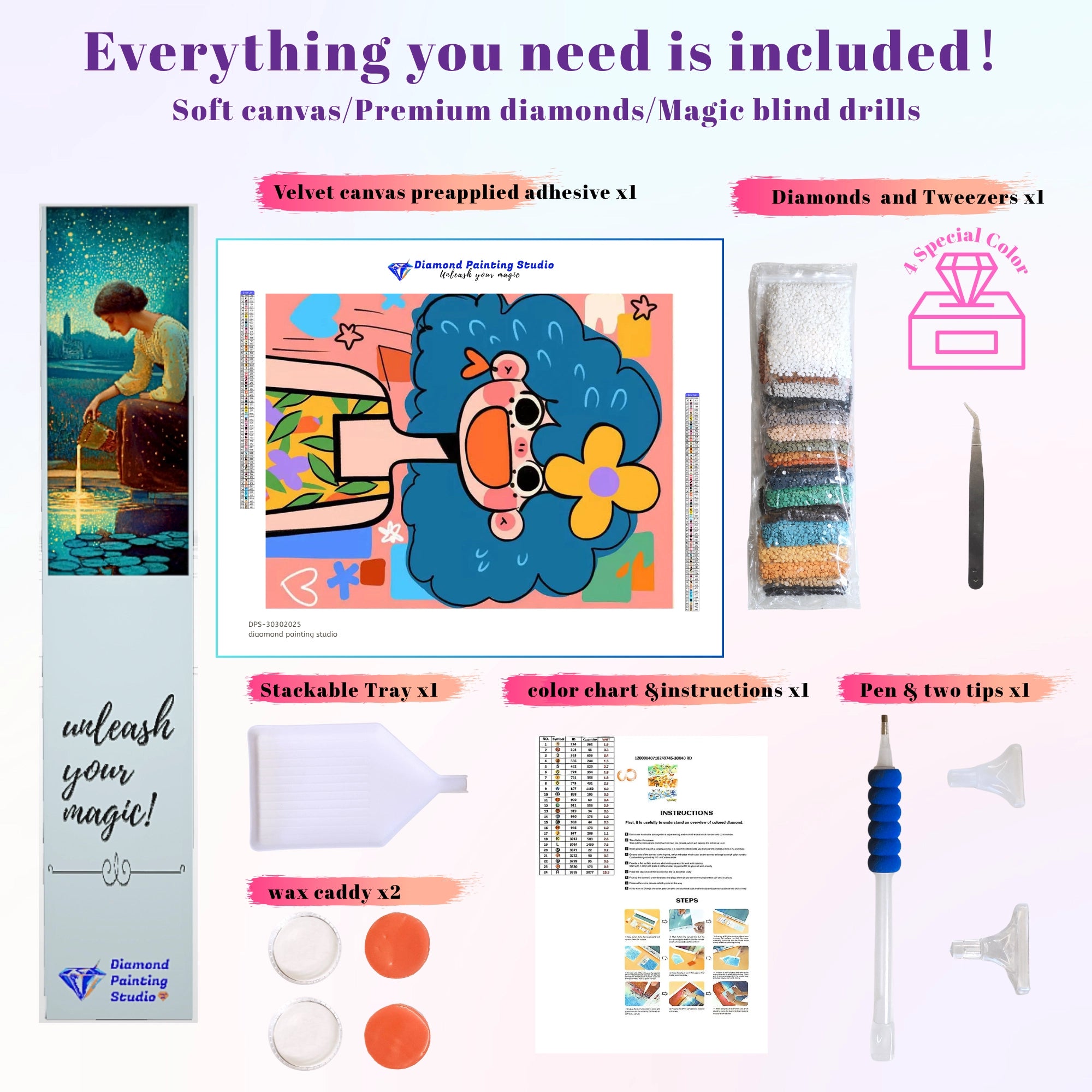 Joyful Cartoon Bloom Girl