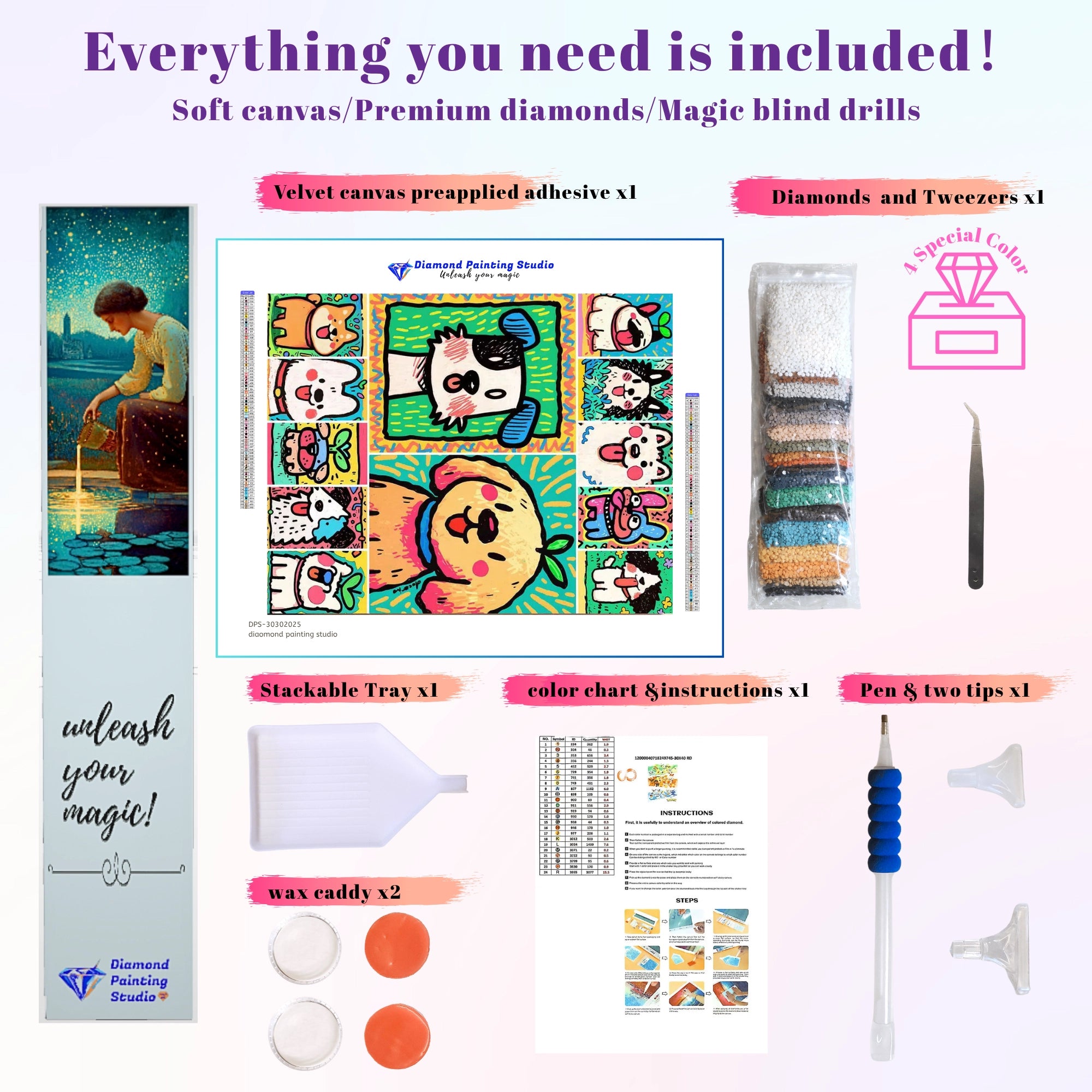 Joyful Doodle Dog Faces