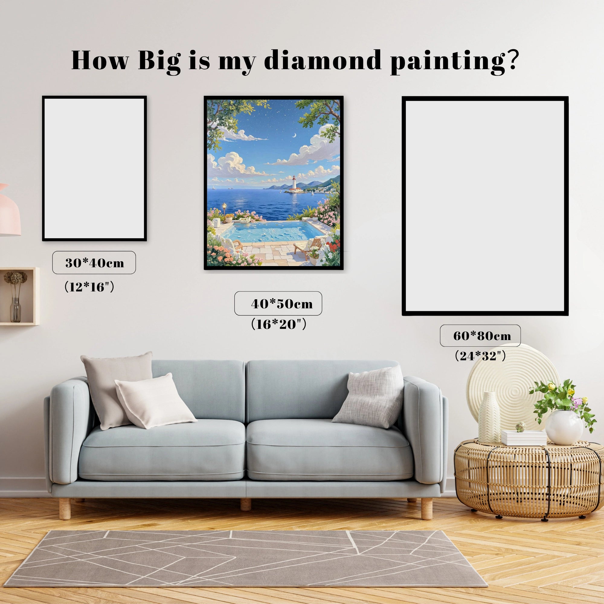 Mediterranean Seaside Oasis View