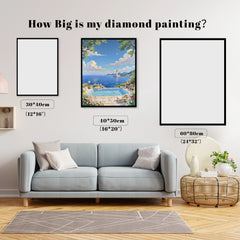 Mediterranean Seaside Oasis View