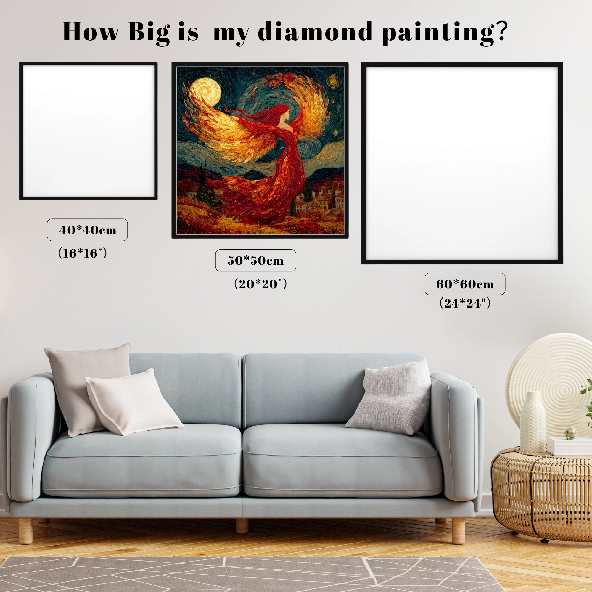 Phoenix Angel Night Impasto