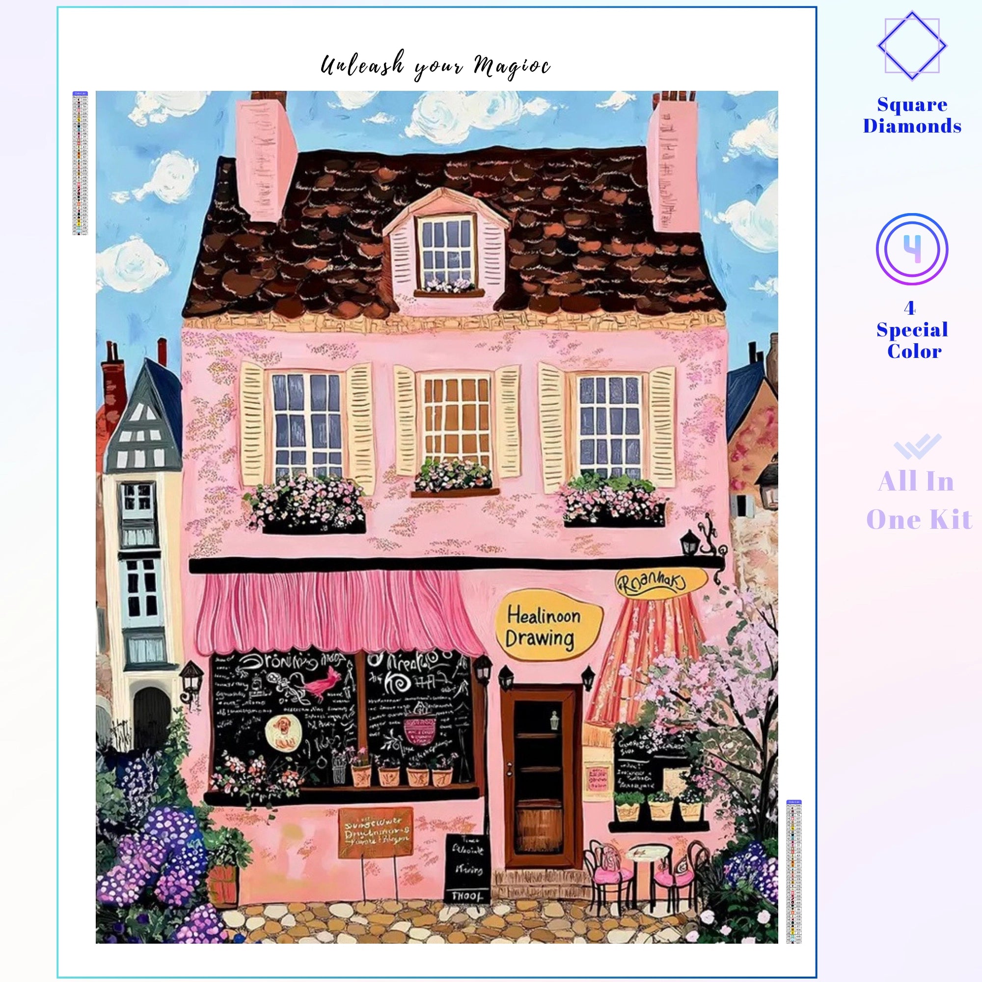 Pink Healer Drawing Cafe