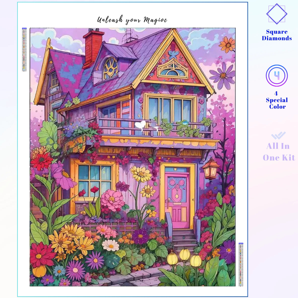 Psychedelic Floral Dream Home