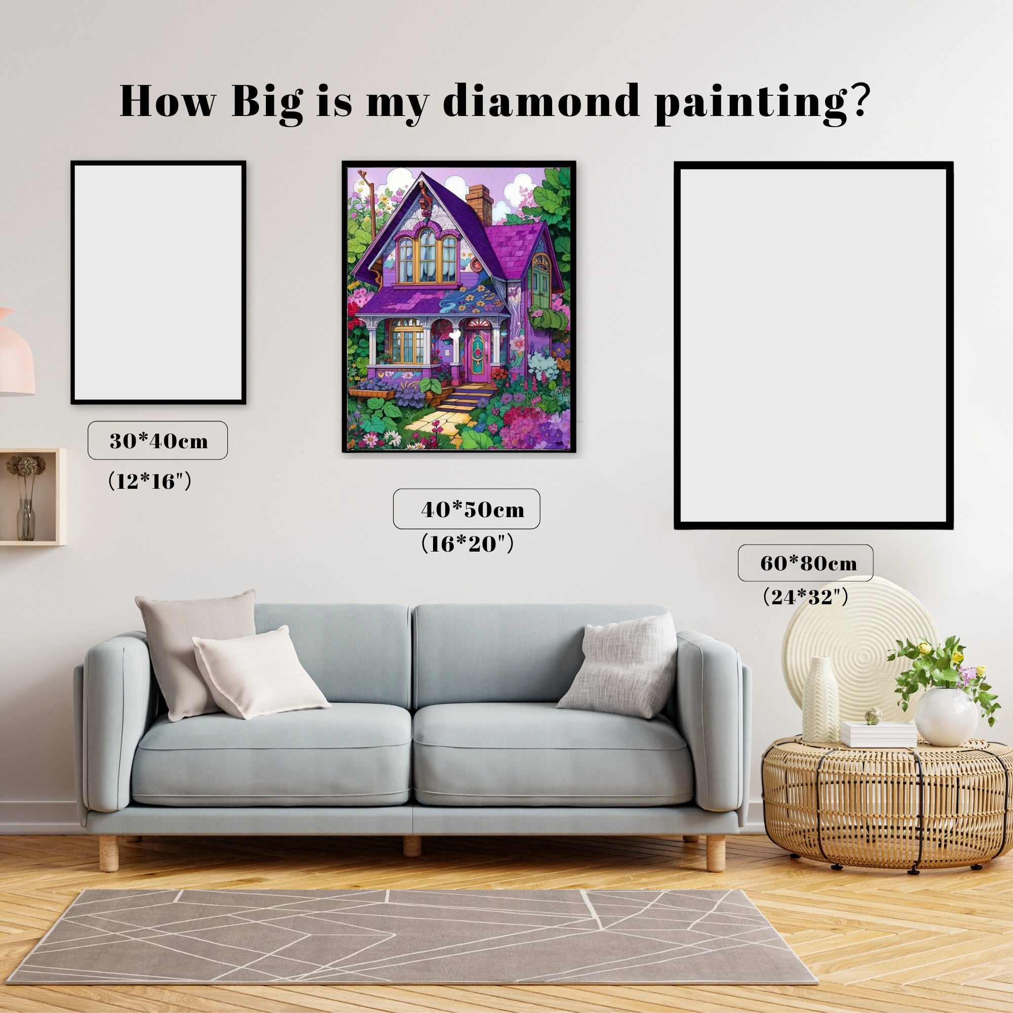 Purple Whimsical Cottage Bloom