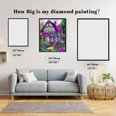 Purple Whimsical Cottage Bloom