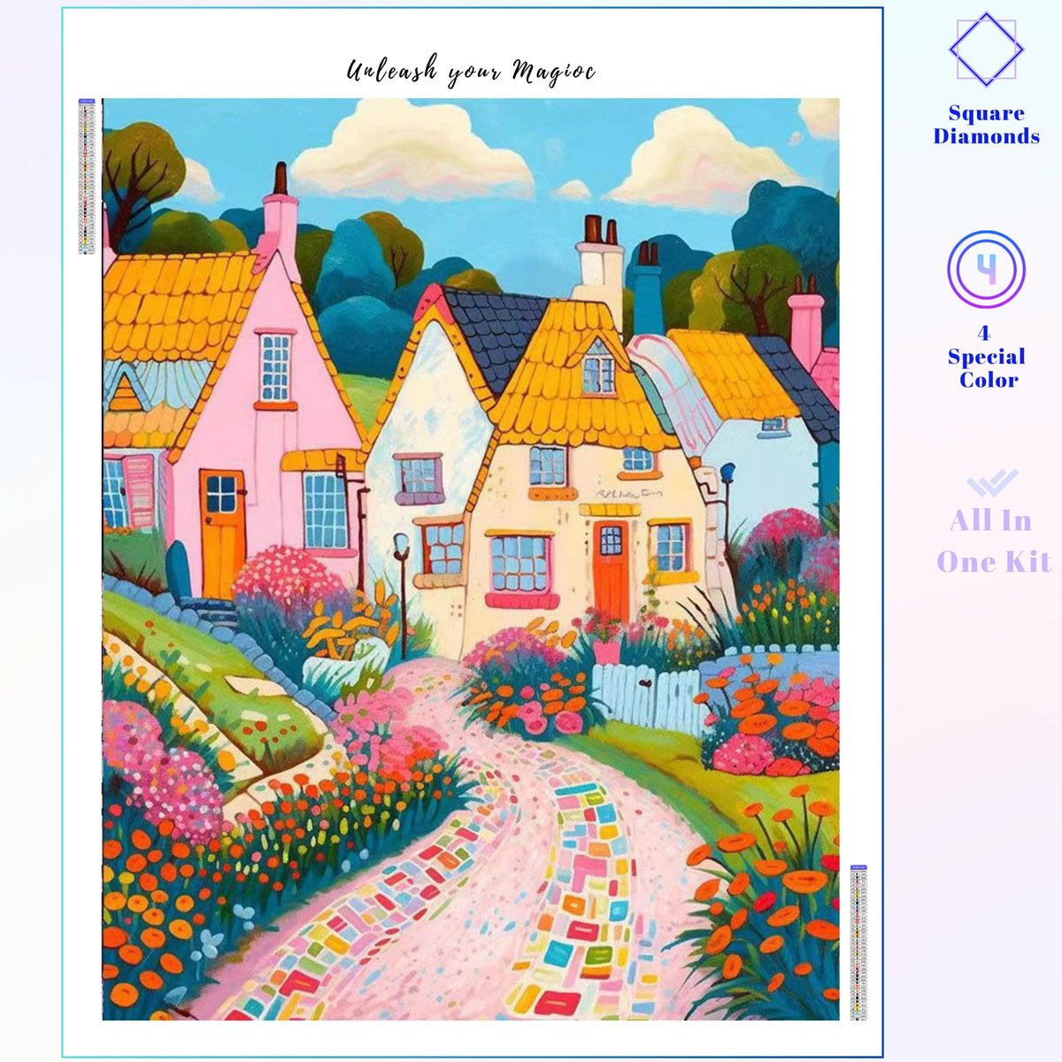 Rainbow Cottage Flower Path