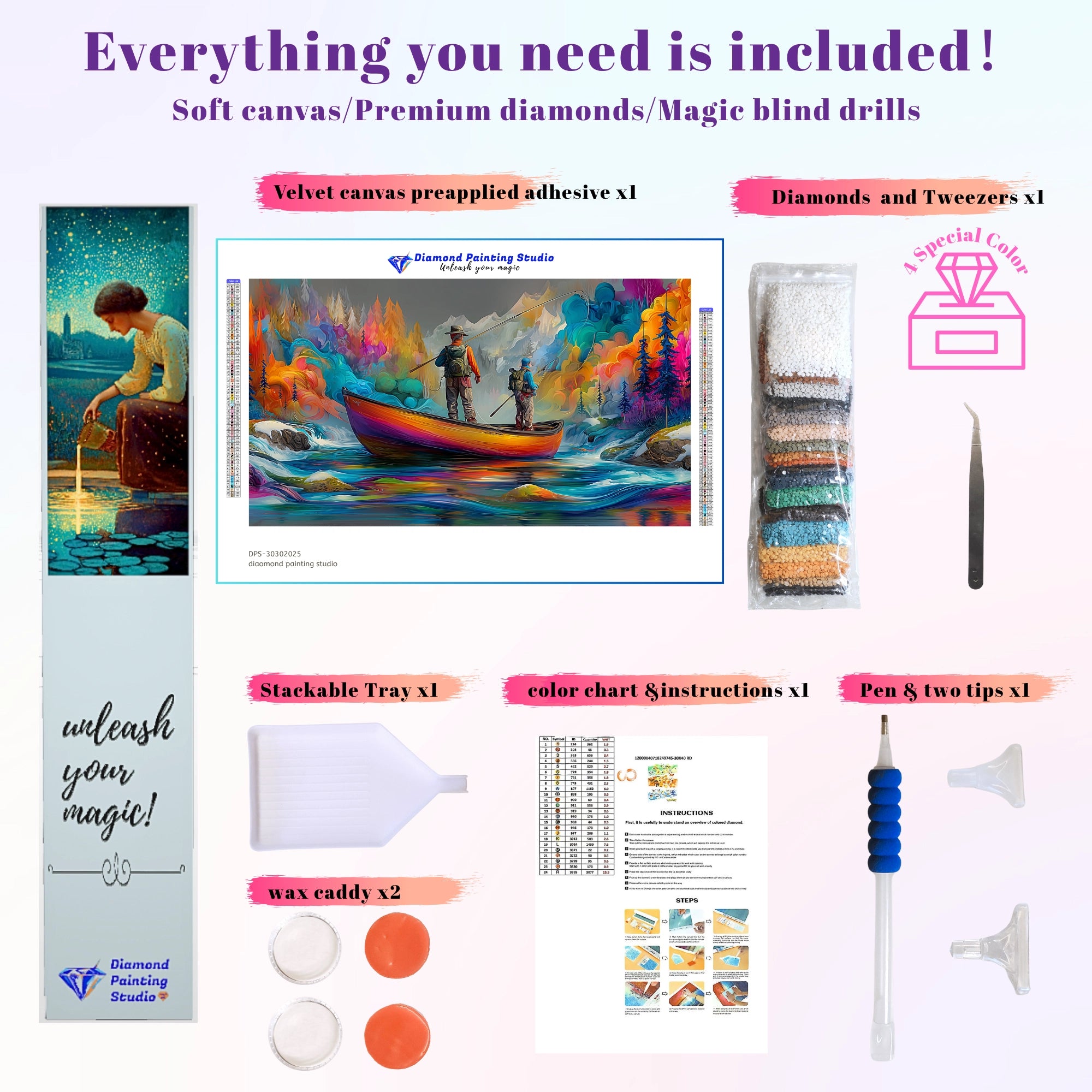 Rainbow River Fishermen Fantasy