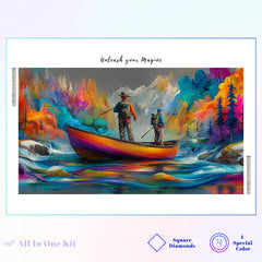 Rainbow River Fishermen Fantasy