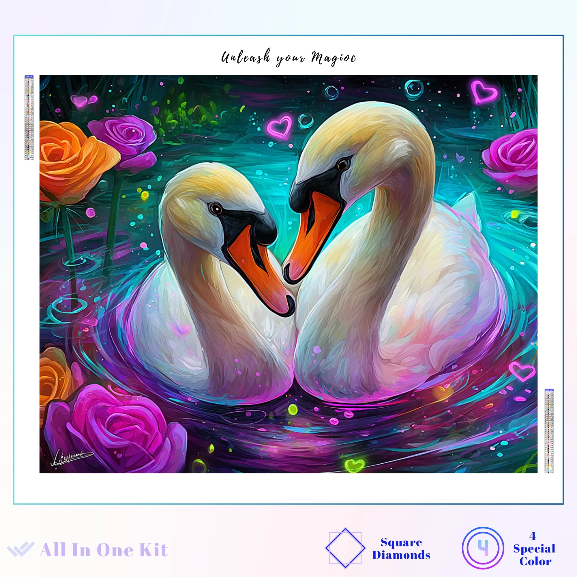 Romantic Swans