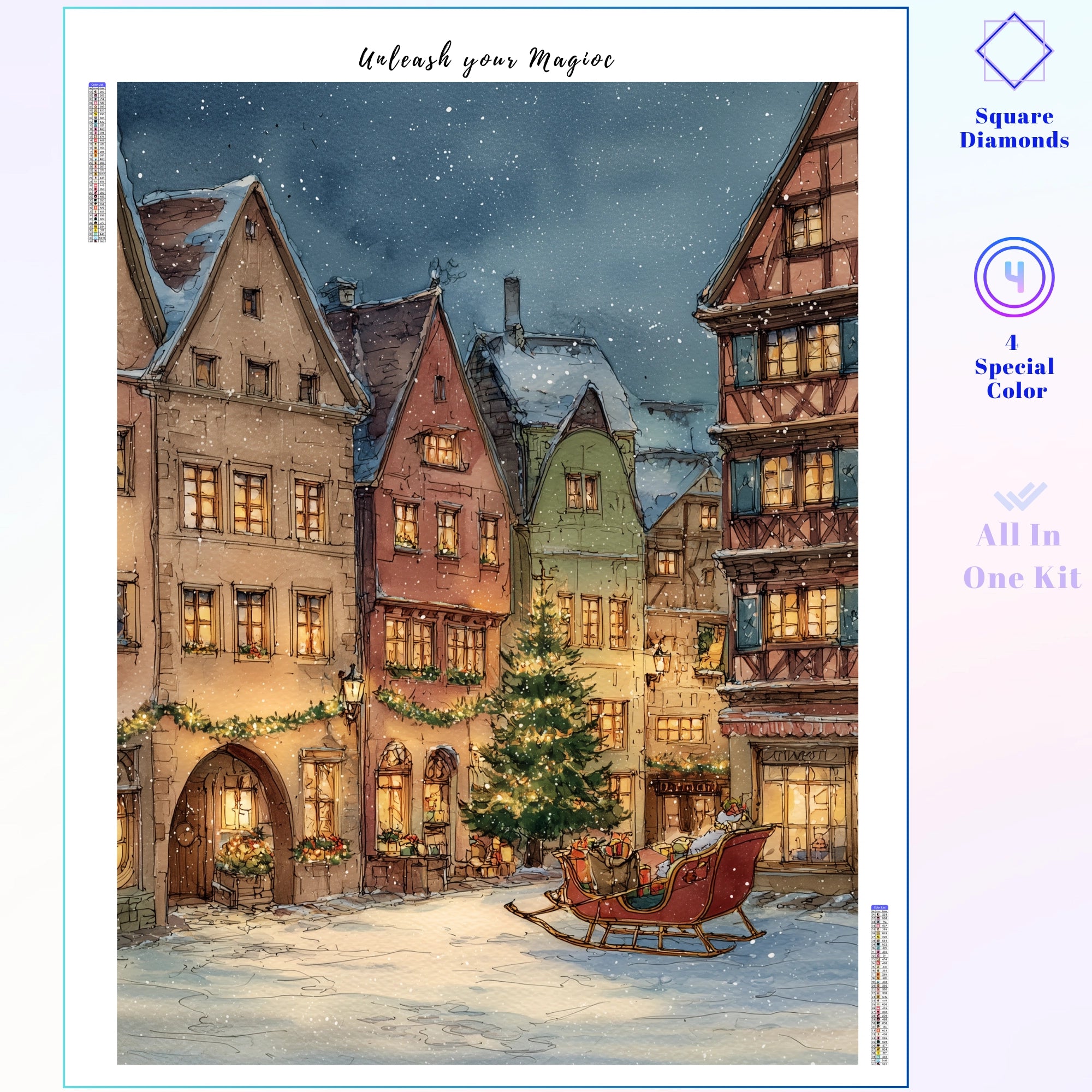 Santa's Sleigh European Village