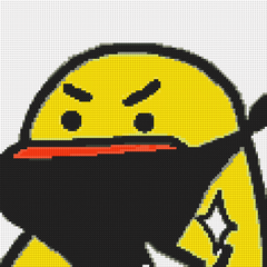 Close-up preview of the sneaky duck diamond art — a perfect DIY pick for humor lovers and prank gift ideas.