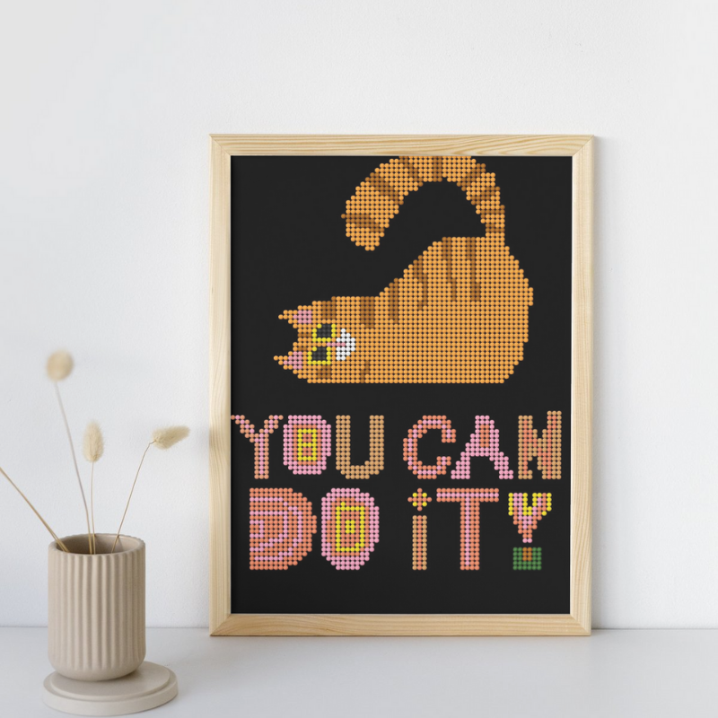 You Can Do It Cat
