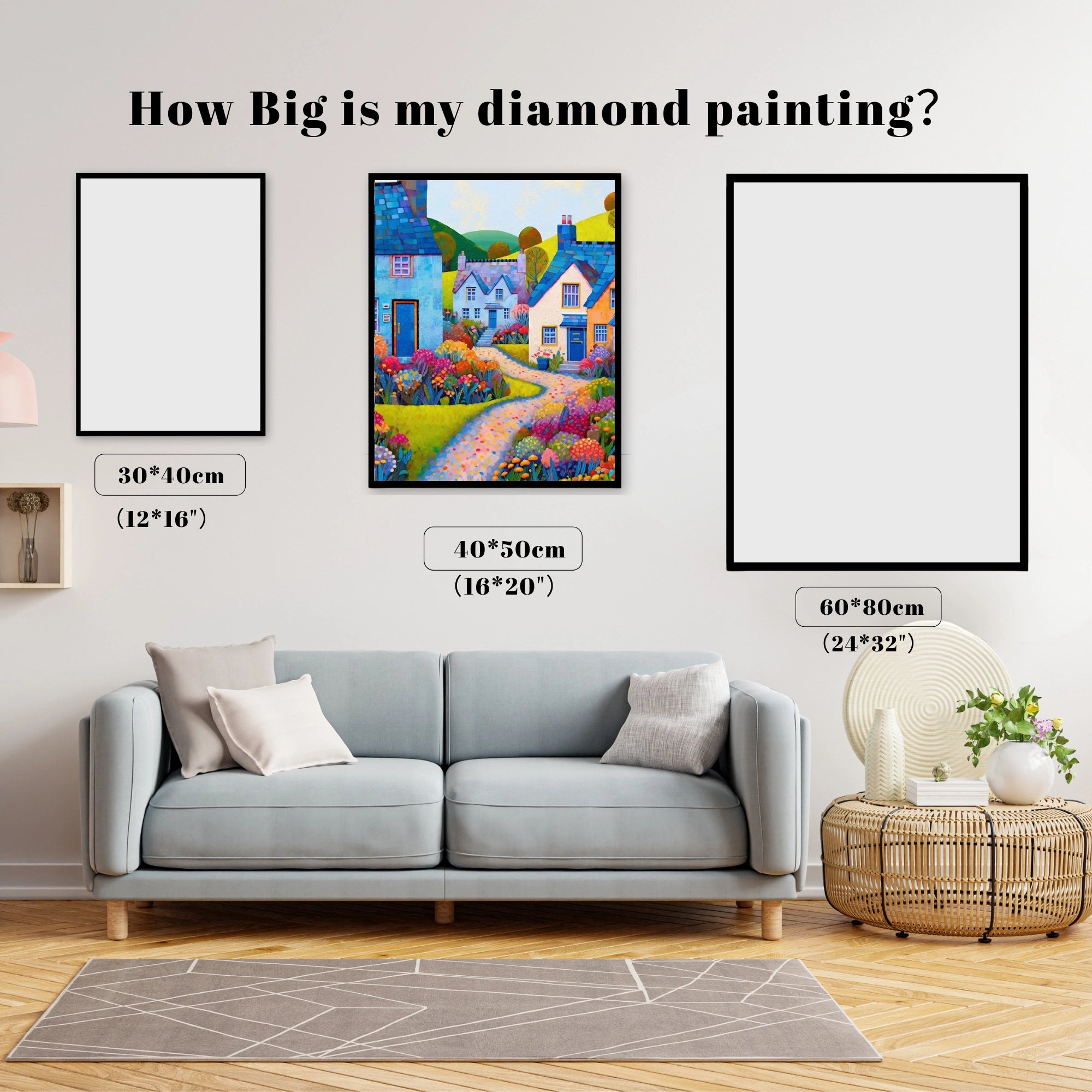 Whimsical Hillside Flower Trail