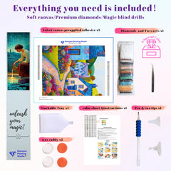 Whimsical Hillside Flower Trail