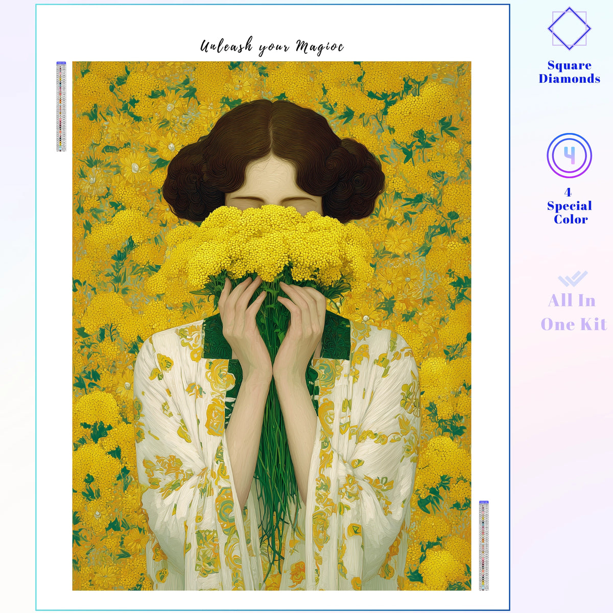 Yellow Flower Serenity Portrait